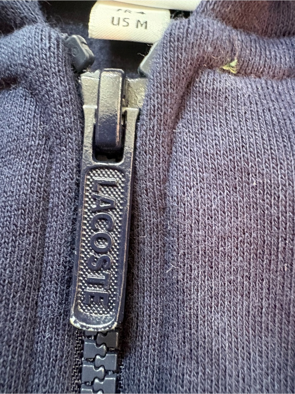 Lacoste Men’s Zip-Up Hoodie with Logo - Picture 6 of 7